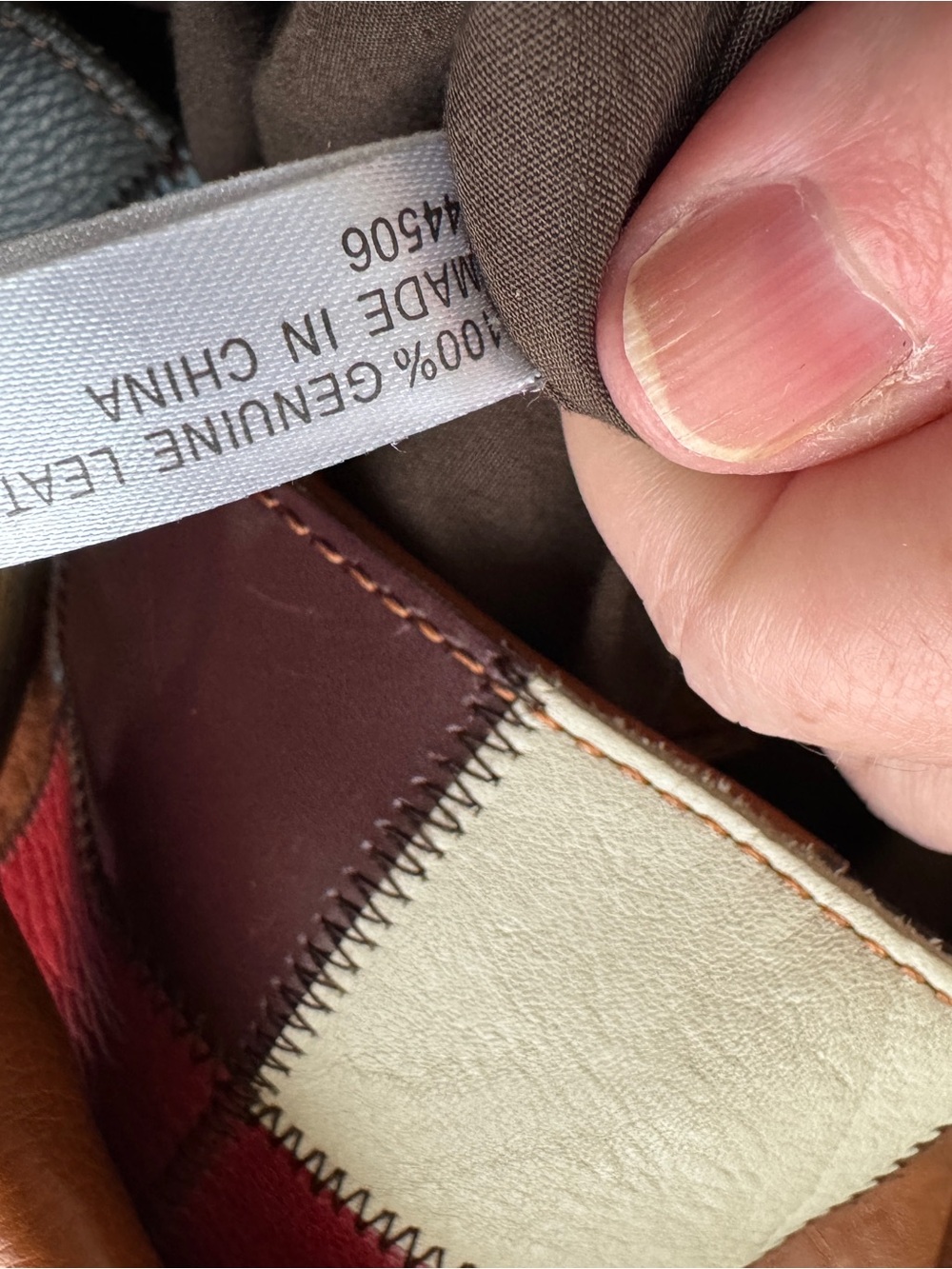 STELLA & MAX multicolor Patchwork Leather Hobo Bag - Picture 14 of 14